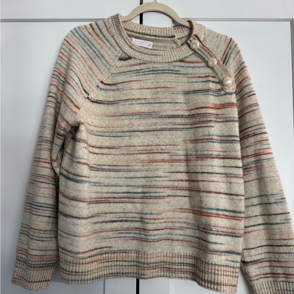 LC Lauren Conrad Multicolor Knit Sweater
